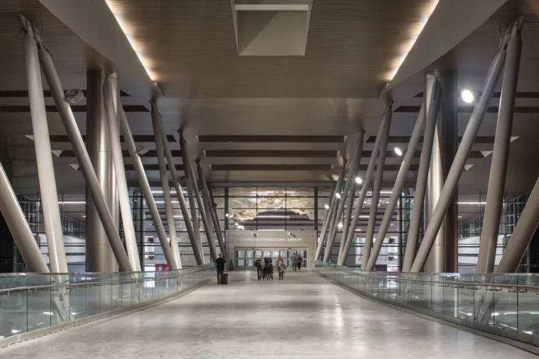 Image of Nashville International Airport (BNA) Terminal Lobby and International Arrivals Facility (IAF) Addition