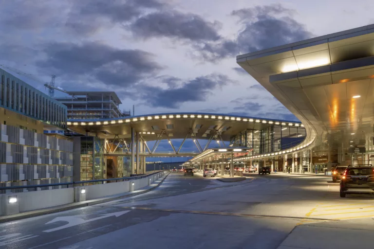 Image of Nashville International Airport (BNA) Terminal Lobby and International Arrivals Facility (IAF) Addition