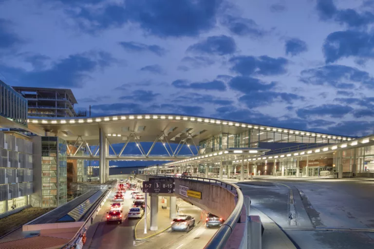 Image of Nashville International Airport (BNA) Terminal Lobby and International Arrivals Facility (IAF) Addition